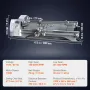 Metal Lathe Machine, 21.1 cm x 75 cm, Precision Benchtop Power Metal Lathe, 0-2500 RPM Continuously Variable Speed, 750W Brushle
