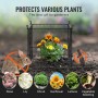 5 Pack Plant Protector from Animals 13.4'' x 13.4'' Metal Plant Cage