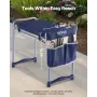 VEVOR Garden Kneeler and Seat, 11 in Wide Thick Kneeling Pad, Heavy Duty Garden Kneeling Stool, Folding Garden Seat with 1 Tool 