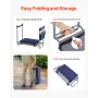 Garden Kneeler and Seat, 11 in Wide Thick Kneeling Pad, Heavy Duty Garden Kneeling Stool, Folding Garden Seat with 1 Tool Bag, R