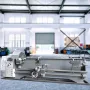 Metal Lathe Machine, 21.1 cm x 75 cm, Precision Benchtop Power Metal Lathe, 0-2500 RPM Continuously Variable Speed, 750W Brushle