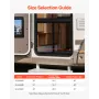 RV Screen Door Protector, 673.1 x 508 mm Door Grille, Easy to Install and Disassemble, Reinforced Breathable Protective Mesh, Al