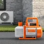 vakuumpumpe, 100 l/min, HVAC enkelttrins roterende vinge AC