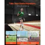Volleyball træningsnetsystem, frit højdejusterbart