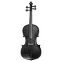VEVOR Violin 355mm Size 4/4 Fiddle Set Solidwood for Beginner with Case Rosin Black