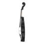 Violin 355mm Size 4/4 Fiddle Set Solidwood for Beginner with Case Rosin Black