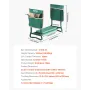 Garden Kneeler and Seat, 6 in Wide Kneeling Pad, Heavy Duty Garden Kneeling Stool, Folding Garden Seat with 2 Tool Bags, Relieve