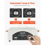 VEVOR High Temperature Autoclave Machine, 2L, 300W High Temperature Cleaner Machine Box with Adjustable Temperature and Time, Dr