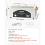 VEVOR High Temperature Autoclave Machine, 2L, 300W High Temperature Cleaner Machine Box with Adjustable Temperature and Time, Dr