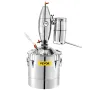 Kedel rustfrit stål vand destilleri 13,2 gallon essentiel olie
