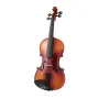 VEVOR Violin 4/4 355mm Full Size Fiddle Set Solidwood for Beginner Glossy Brown