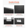 Crossover Truck Tool Box, 70x20x13 In, Heavy Duty Aluminum Toolbox with Diamond Texture, Pick Up Truck Bed RV Trailer Toolbox, W