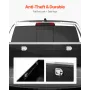 Crossover Truck Tool Box, 69x20x18 In, Heavy Duty Aluminum Toolbox with Diamond Texture, Pick Up Truck Bed RV Trailer Toolbox, W