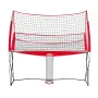VEVOR 2-in-1 Volleyball Training Net System, Freely Height-Adjustable Practice Equipment with Ball Return, Portable Net Station,
