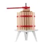 3.2 Gal/12L Fruit Wine Press, Solid Wood Basket with 8 Blocks, Heavy Duty Manual Juice Maker, Cider Apple Grape Tincture Honey O