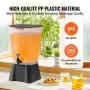 Beverage Dispenser, 19L Drink Dispenser for Parties, Plastic Juice Dispensers with No-Drip Spigot, Iced Tea Lemonade Juice Water