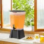 Beverage Dispenser, 19L Drink Dispenser for Parties, Plastic Juice Dispensers with No-Drip Spigot, Iced Tea Lemonade Juice Water
