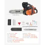 40 cc Gas Chainsaw, 14 inch Gas Powered Chainsaw, 1.8 HP Power Chain Saw with Non-Slip Handle, Gas-Powered Chainsaws with Dual F