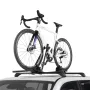 Tagcykelstativ, 15 kg kapacitet, opretstående tagmonteret