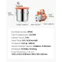 11,36 L Vakuumkammer med Pumpe, 110 L/min, Rustfrit Stål
