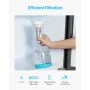 VEVOR Water Filter Pitcher, 6 Cup Glass Water Filter Dispenser, Fast & Compact Fridge-friendly Water Filtration System, No BPA, 