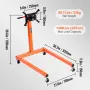 Motorstand, 1300 lbs roterende motorstativ med 360 graders
