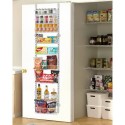 9-Tier Over the Door Pantry Organizer Hanging Storage Rack Adjustable