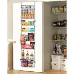 9-Tier Over the Door Pantry Organizer Hanging Storage Rack Adjustable