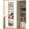 9-Tier Over the Door Pantry Organizer Hanging Storage Rack Adjustable