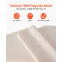 Panel Track Blinds, Extendable Track from 116 cm to 218 cm W, Trimmable Panel Curtains Up to 243cm H, Adjustable Vertical Panel 