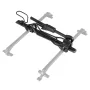 Roof Bike Rack, 15 kg Capacity, Foldable Upright Roof Mount Bicycle Rack with Locking Systems & Adjustable Arm for T-Slot Crossb