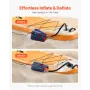 Paddle Board-pumpe, 22PSI højtryk, dobbelttrins oppustning og