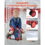 Ride-on Luggage, 26 L Capacity, 18 Inches Tow Along Toddler Carry on Luggage with Wheels, Adjustable Shoulder Strap, Lightweight