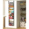 9-Tier Over the Door Pantry Organizer Hanging Storage Rack Adjustable