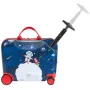 Ride-on Luggage, 26 L Capacity, 18 Inches Tow Along Toddler Carry on Luggage with Wheels, Adjustable Shoulder Strap, Lightweight