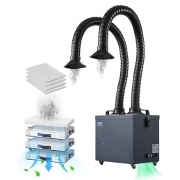 Solder Fume Extractor 275W Brushless Smoke Absorber with 4-Stage Filters