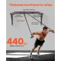 Pull Up Bar, Multi-Grip Wall Mounted Pull Ups, 50 in Width Multifunctional Chin Up Training Station, Heavy Duty Steel Upper Body