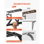 Pull Up Bar, Multi-Grip Wall Mounted Pull Ups, 50 in Width Multifunctional Chin Up Training Station, Heavy Duty Steel Upper Body