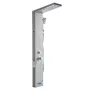 VEVOR Shower Panel Tower System with Rainfall Waterfall Shower Head, LED, 53 in Brushed Stainless Steel Shower Column, 5-Functio