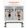 Pull Up Bar, Multi-Grip Wall Mounted Pull Ups, 50 in Width Multifunctional Chin Up Training Station, Heavy Duty Steel Upper Body