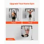 Pull Up Bar, Multi-Grip vægmonteret Pull Ups, 50 i bredden