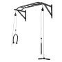 Pull Up Bar, Multi-Grip Wall Mounted Pull Ups, 50 in Width Multifunctional Chin Up Training Station, Heavy Duty Steel Upper Body