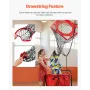 Volleyball Setter Training Equipment, Angle and Height Adjustable Volleyball Trainer, Portable Practice Net with Steel Base, Car