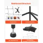 Volleyball Setter Training Equipment, Angle and Height Adjustable Volleyball Trainer, Portable Practice Net with Steel Base, Car