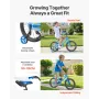 Kids Bike, 35.56 cm BMX Style Children Bicycle, Rider Height 90 cm - 115 cm, Training Wheels Included, Sturdy and Easy to Assemb