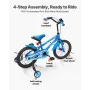 børnecykel, 35,56 cm BMX-stil børnecykel, rytterhøjde 90 cm -