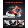 VEVOR Portable Band Saw, 65 x 65 mm Cutting Depth, 360W Bandsaw with Brushless Motor, Cordless and Compact Portaband, Integrated