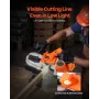 VEVOR Portable Band Saw, 65 x 65 mm Cutting Depth, 360W Bandsaw with Brushless Motor, Cordless and Compact Portaband, Integrated