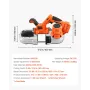 VEVOR bærbar båndsav, 65 x 65 mm skæredybde, 360W båndsav med børsteløs motor, ledningsfri og kompakt portaband, integreret