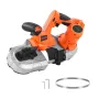 Portable Band Saw, 65 x 65 mm Cutting Depth, 360W Bandsaw with Brushless Motor, Cordless and Compact Portaband, Integrated Hang 